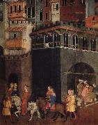 Ambrogio Lorenzetti den goda styrelsen oil painting on canvas